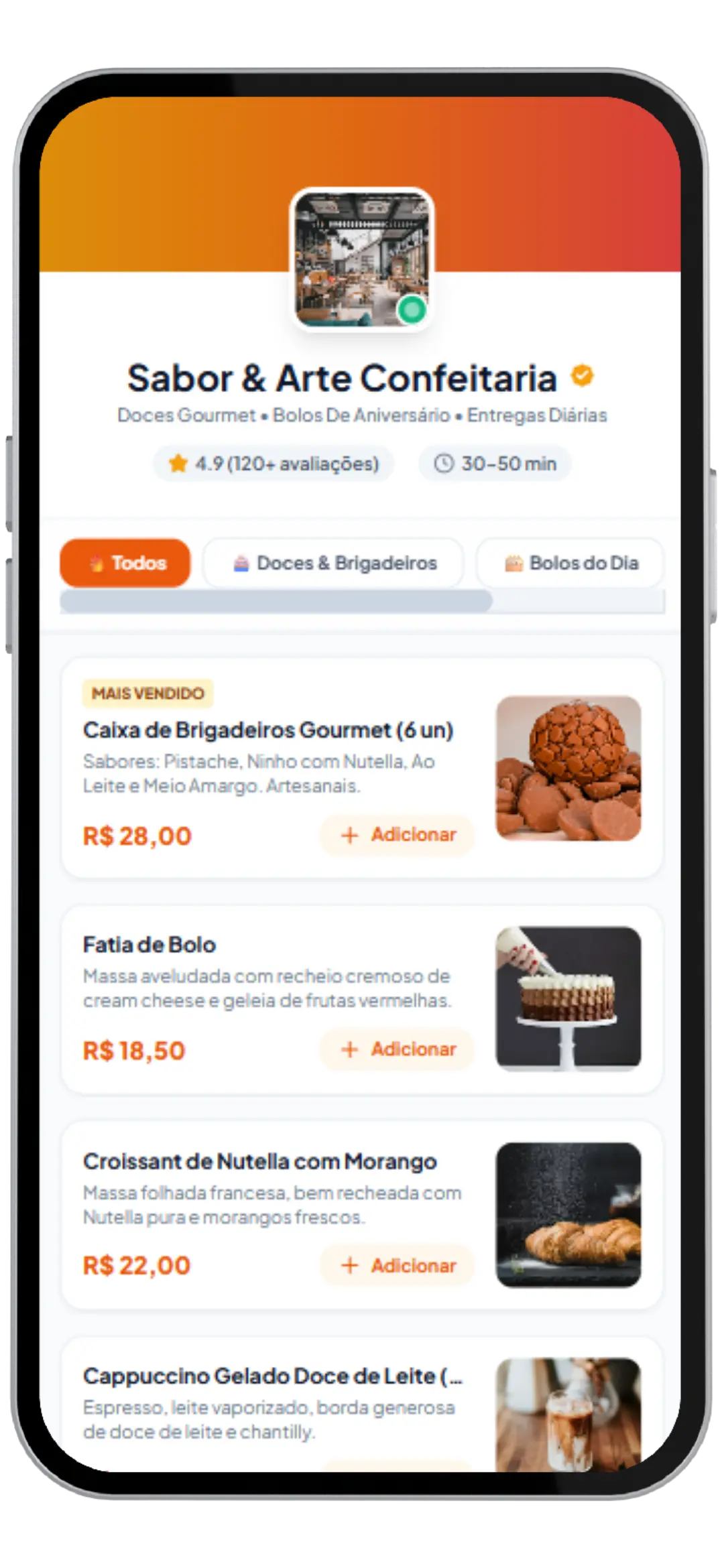 Modelo Produtos